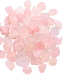 Hilitchi 1lb Natural Tumbled Rose Quartz Healing Crystals