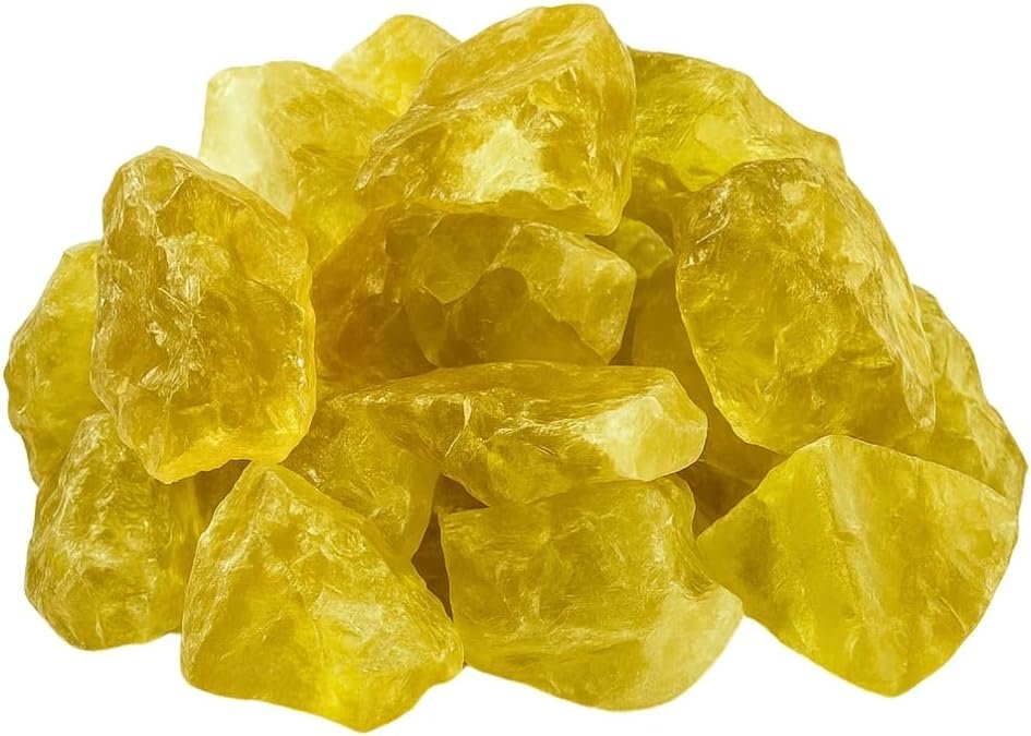 Simurg A Grade Raw Citrine Stone, 1 Pound
