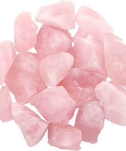 Hilitchi 1lb Raw Rose Quartz Rough Crystal Stone