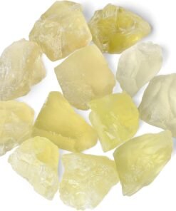 QINJIEJIE Natural Raw Citrine Crystals Bulk 0.8-1.2"