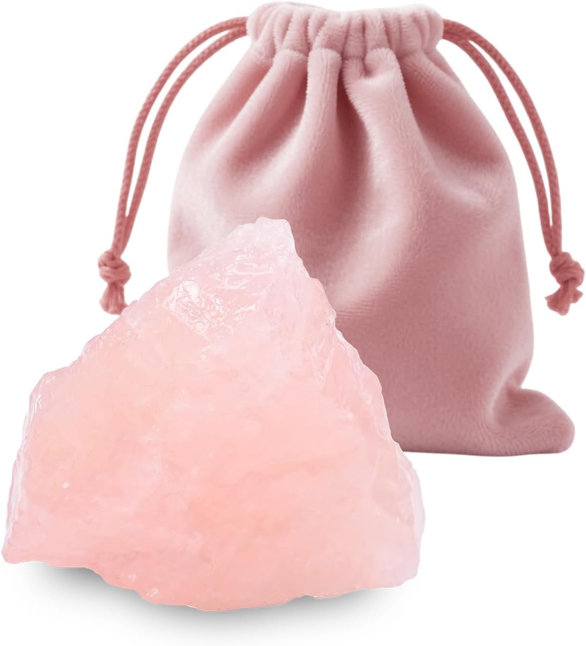 Raw Rose Quartz Stone – Natural Healing Crystal