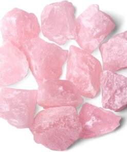 Natural Raw Rose Quartz Healing Crystals Bulk 0.45lb