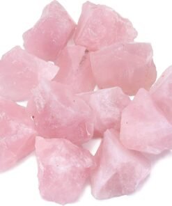 Top Plaza Bulk Rose Quartz Raw Healing Crystals 0.5lb