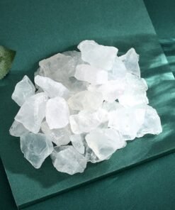 QINJIEJIE 0.9Lbs Clear Quartz Raw Crystals Bulk