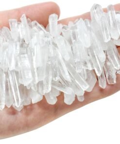 Top Plaza 0.44lb Rough Clear Quartz Crystal Points