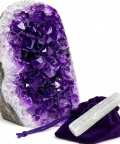 Superior Amethyst Crystal Cluster, Natural Edge, 1-1.5 lb