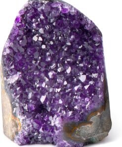 Raw Amethyst Crystal Cluster Geode – Healing Stone Gift