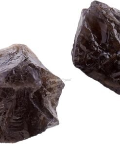 Apengshi Smoky Quartz Raw Crystals 2PCS Healing Stones
