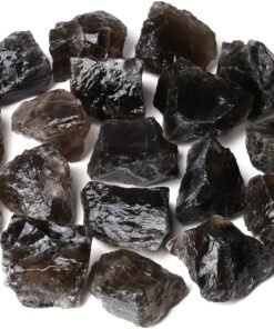 ZHIYUXI 1lb Smoky Quartz Raw Crystals Bulk 2"