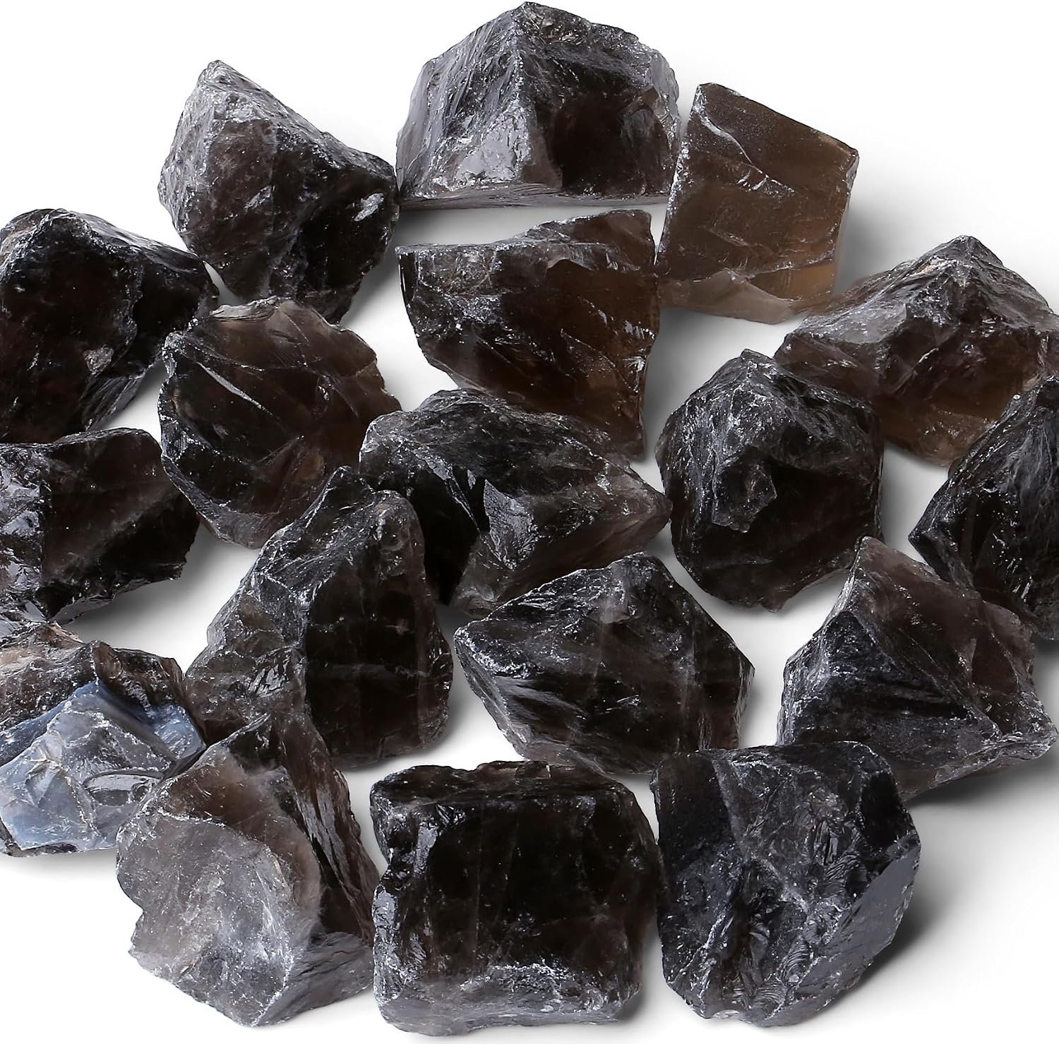 MAIBAOTA Natural Smoky Quartz Raw Crystal Stones Bulk