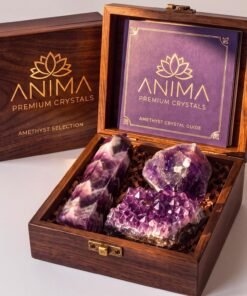 Anima® Amethyst Crystal Set – Peace, Intuition, Rest