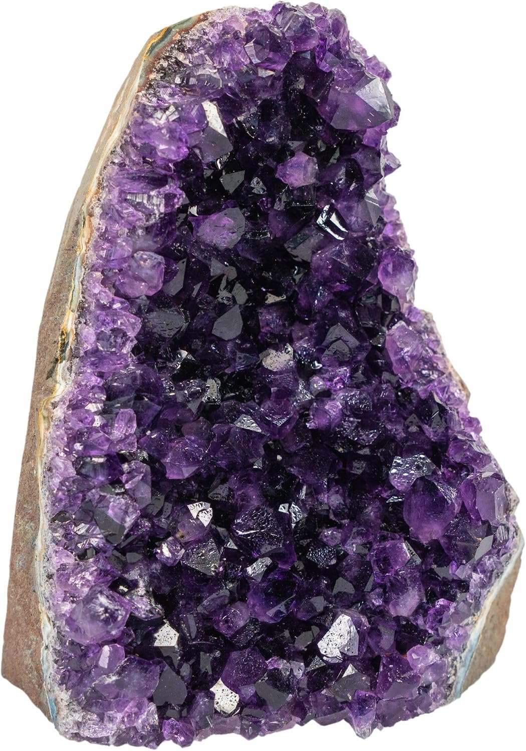 TRUENERGY AAA Natural Amethyst Crystal Cluster – Dark Purple