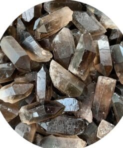 GAF Treasures Natural Raw Smoky Quartz Points, 0.25lb